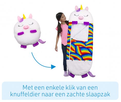 Sac de couchage peluche transformable en coussin | Aguavena