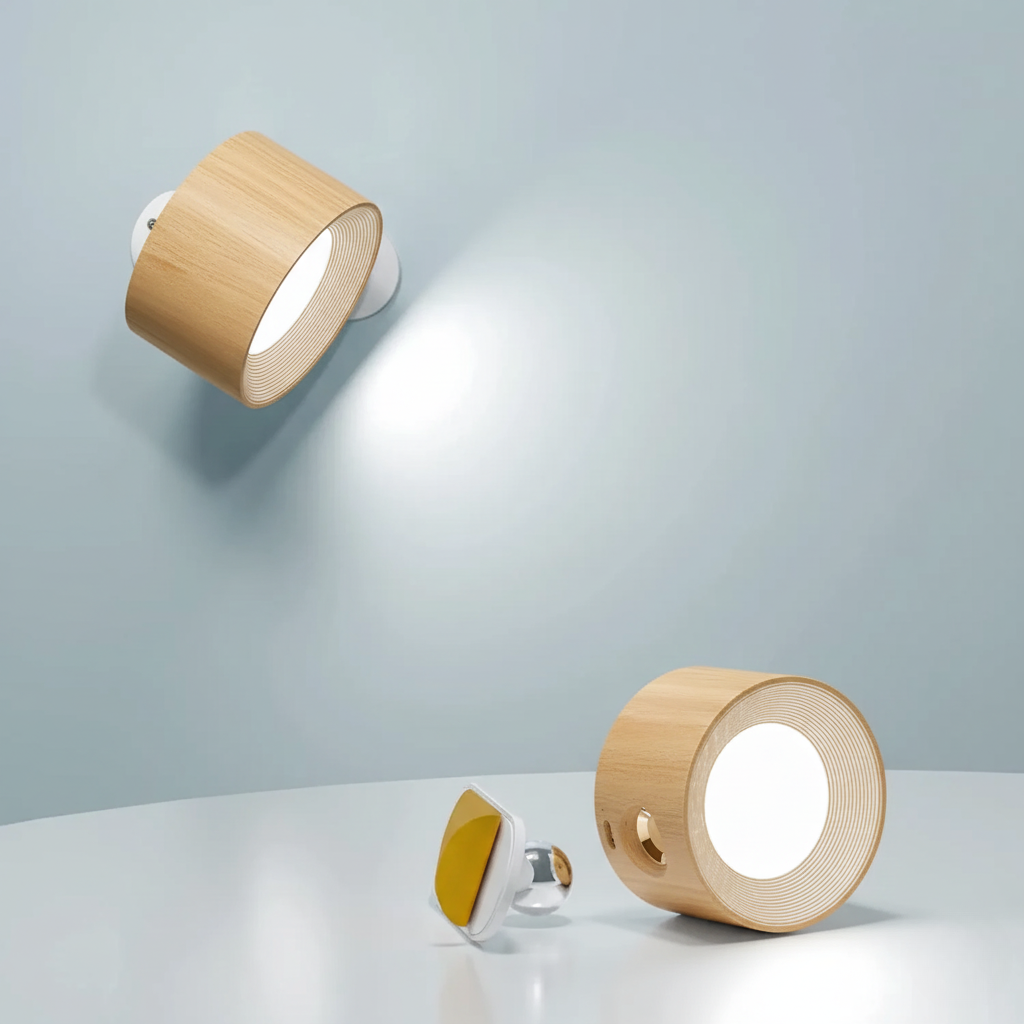 Applique LED sans fil orientable | Aguavena