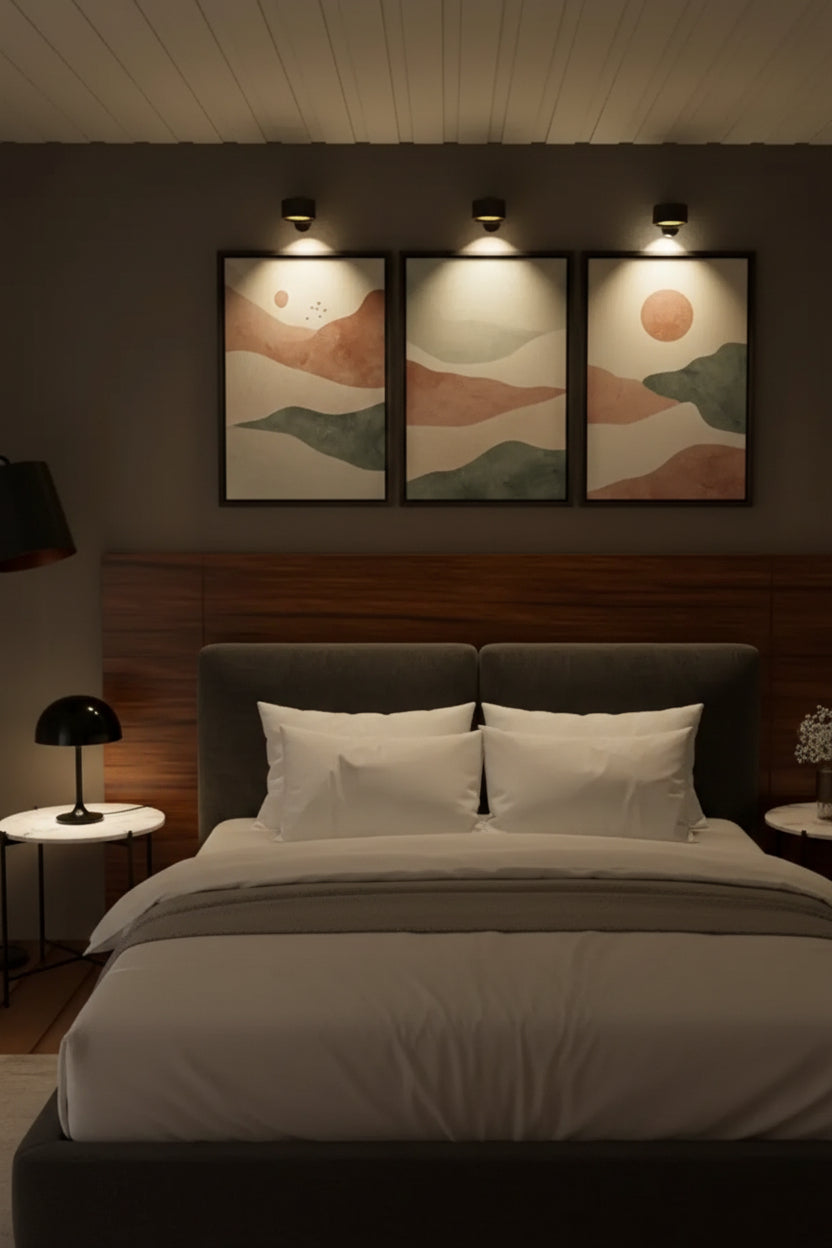 Applique LED sans fil orientable | Aguavena