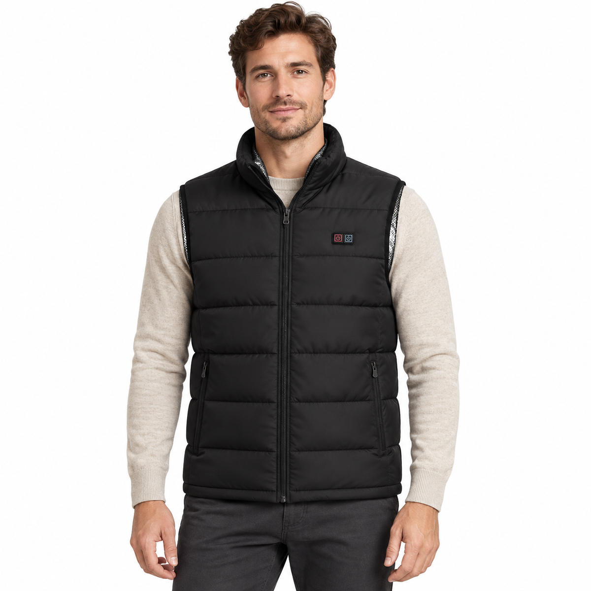 Gilet Chauffant Matelassé Homme et Femme – 9 Zones, 3 Niveaux de Chaleur, USB | Aguavena
