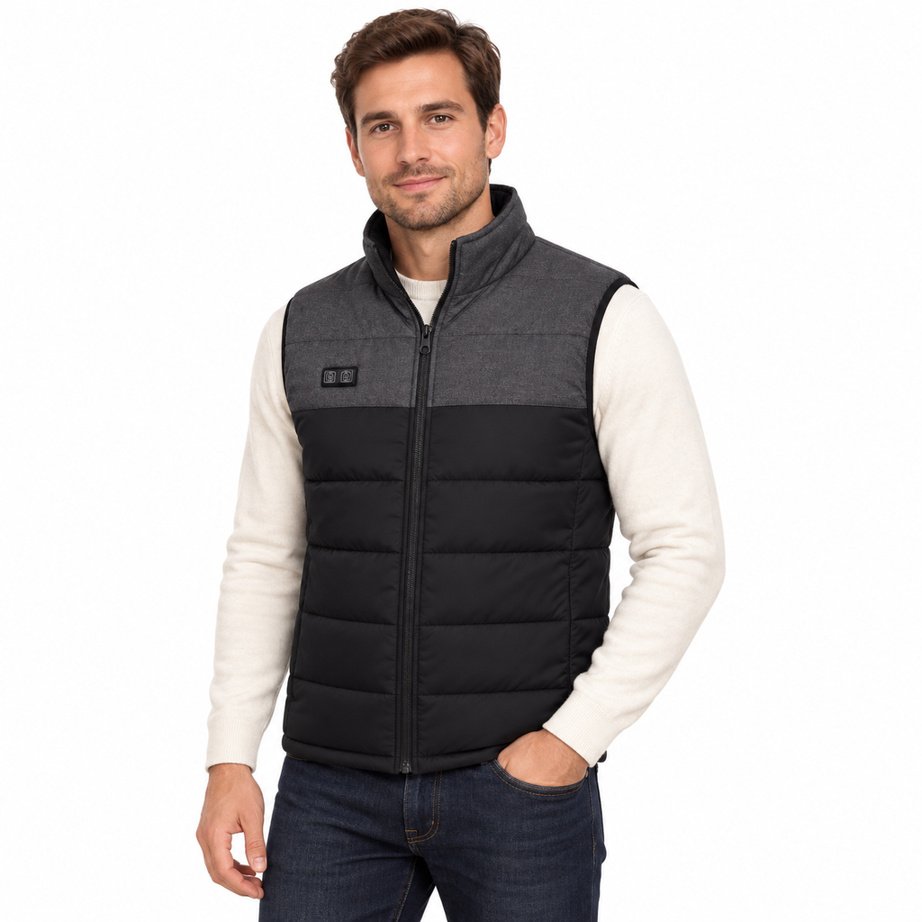 Gilet Chauffant Électrique Homme et Femme – 15 ou 21 Zones, Veste Sans Manches USB | Aguavena