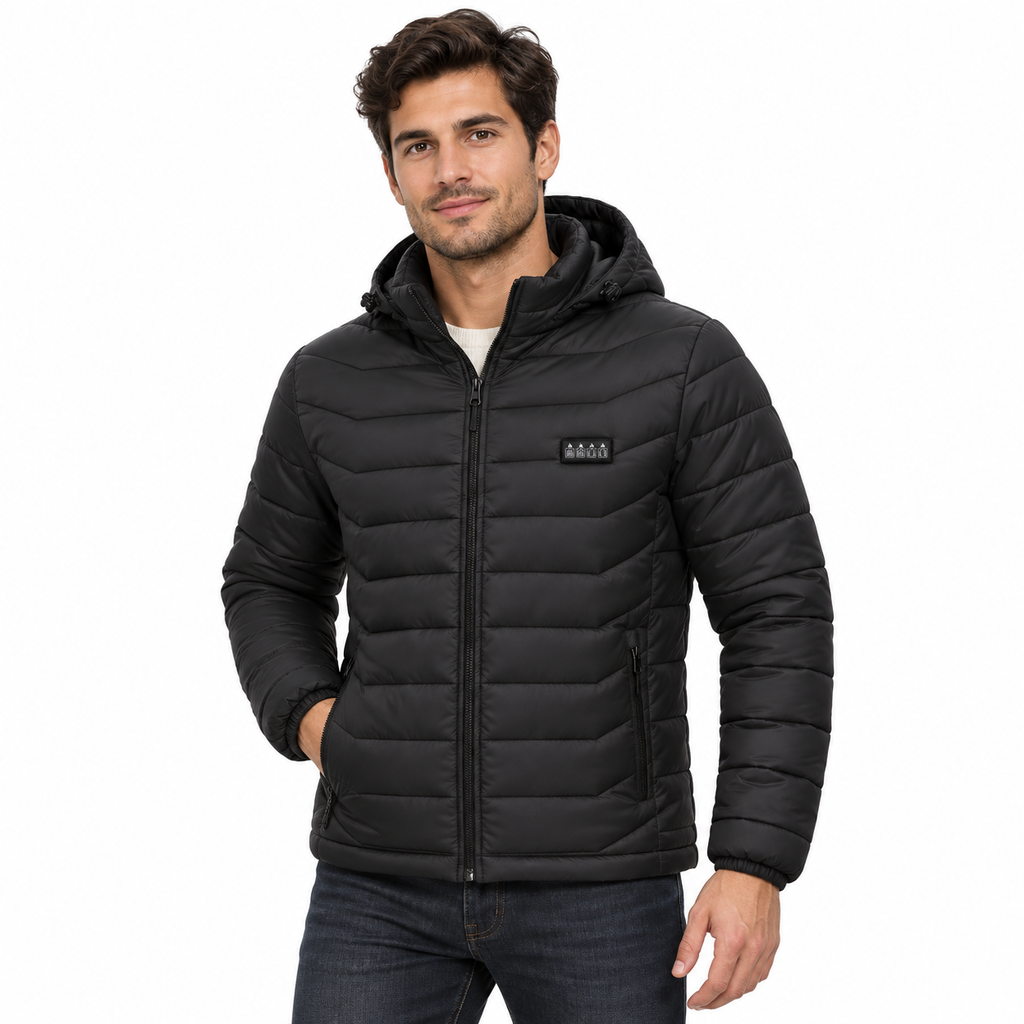 Veste Chauffante Électrique Unisexe USB – Chauffage Multizone Jusqu’à 26 Zones pour l’Hiver | Aguavena