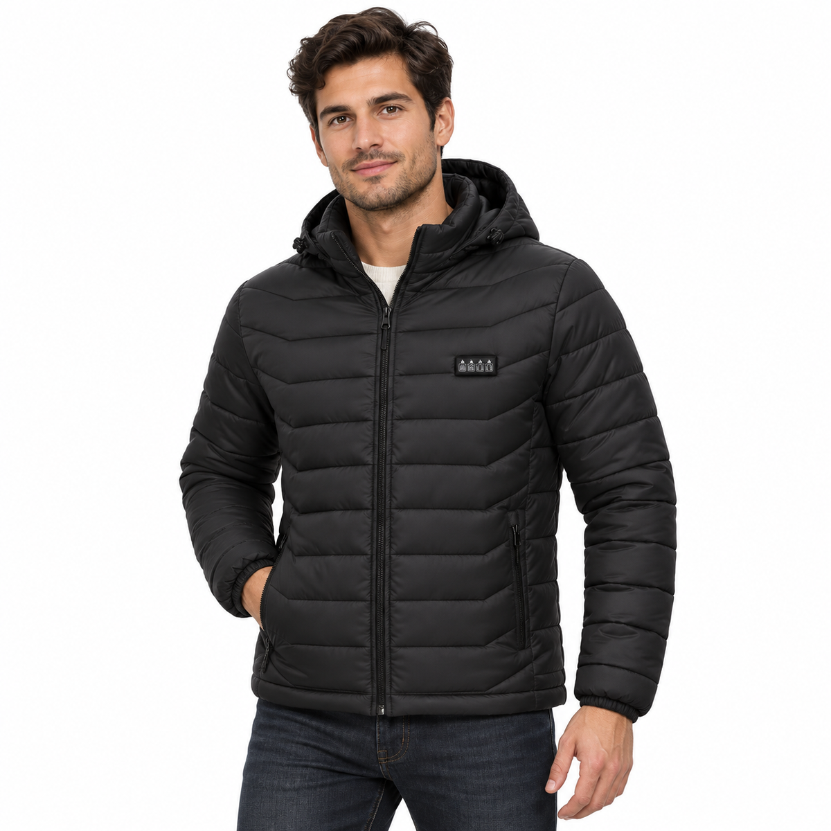 Veste Chauffante Électrique Unisexe USB – Chauffage Multizone Jusqu’à 26 Zones pour l’Hiver | Aguavena