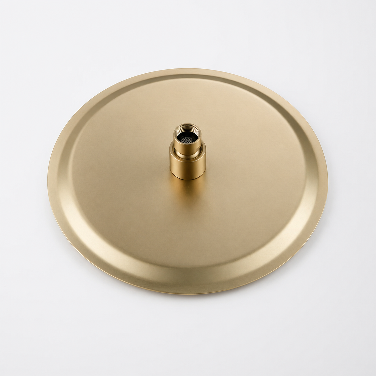 Colonne de Douche Thermostatique Encastrée Or Brossé – Système Douche Design avec Pommeau Pluie et Douchette