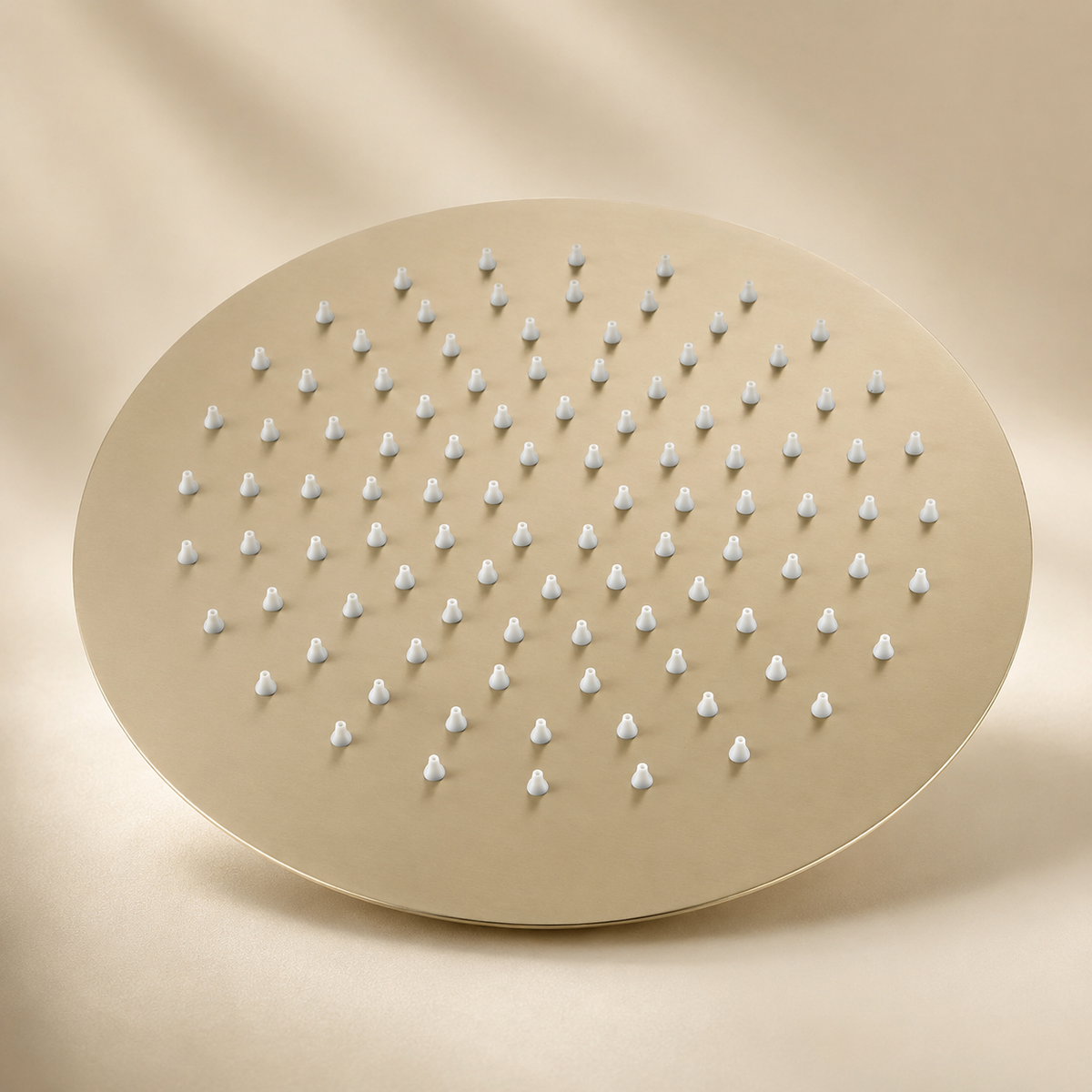 Colonne de Douche Encastrée Or Brossé – Système de Douche Premium avec Pommeau Effet Pluie et Douchette