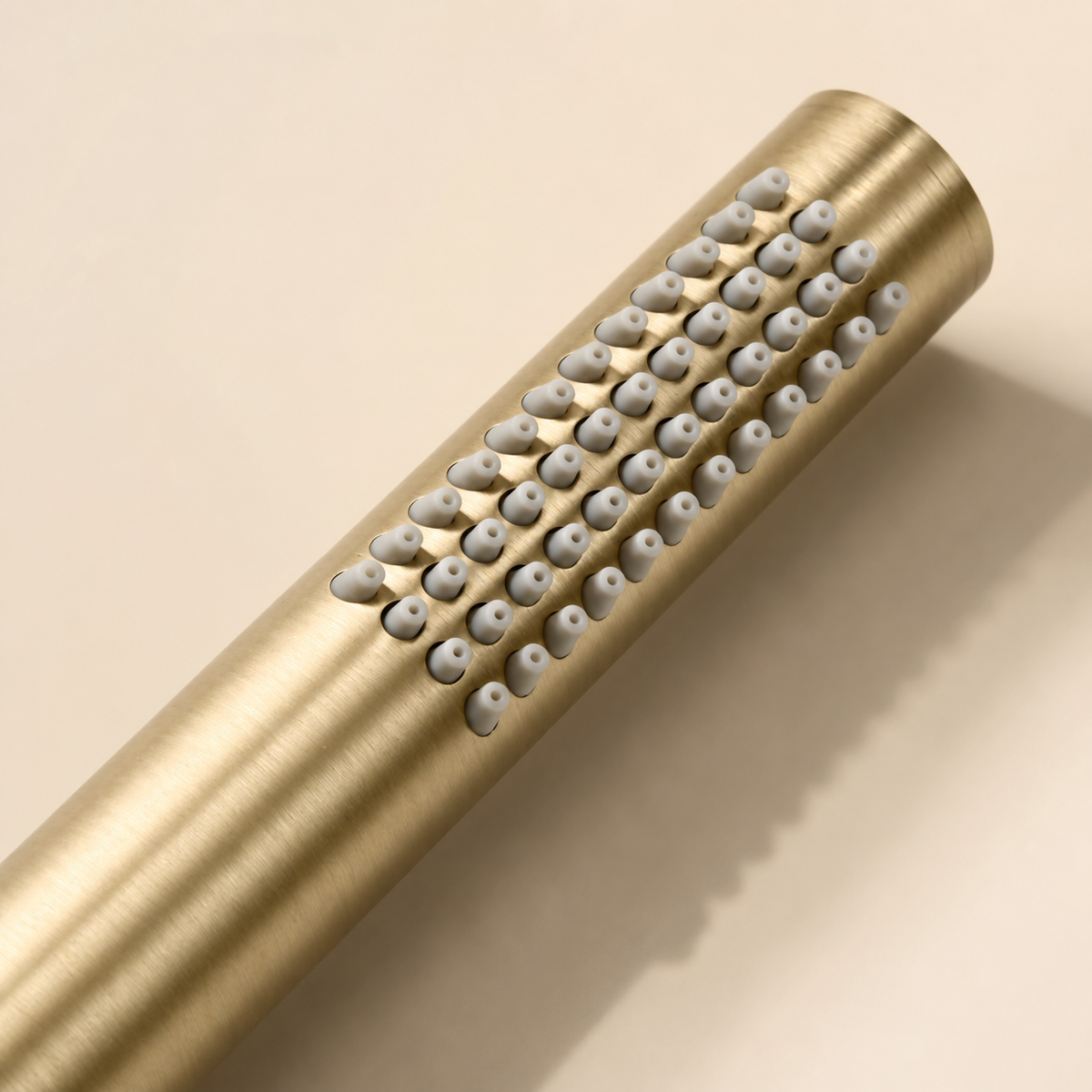 Colonne de Douche Encastrée Or Brossé – Système de Douche Premium avec Pommeau Effet Pluie et Douchette