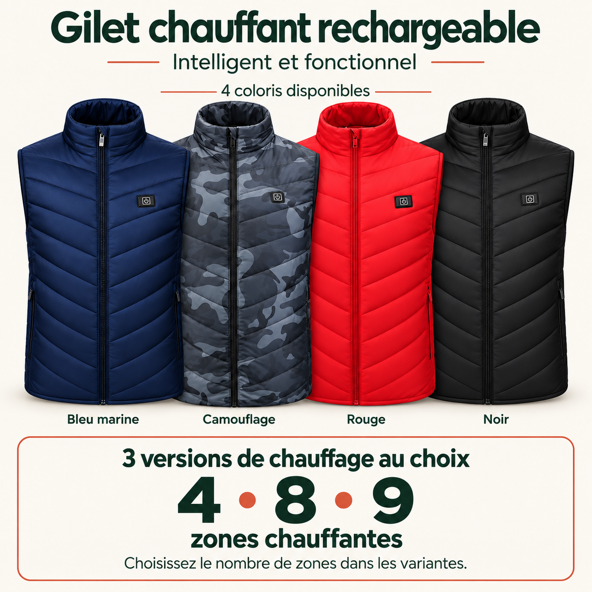 Veste Chauffante Homme et Femme – Chauffage Multizone pour l’Hiver et le Plein Air | Aguavena