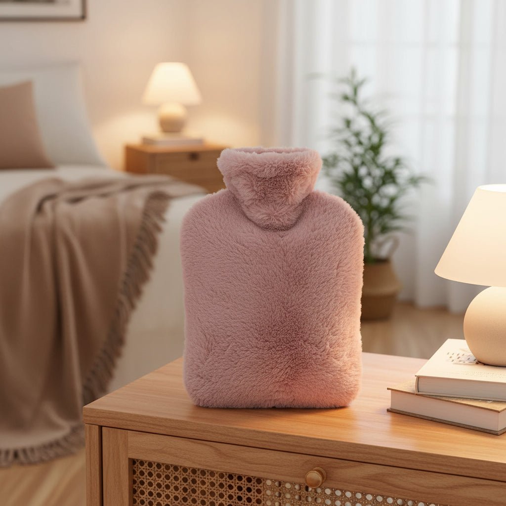 Bouillotte 2 litres avec housse peluche | Aguavena