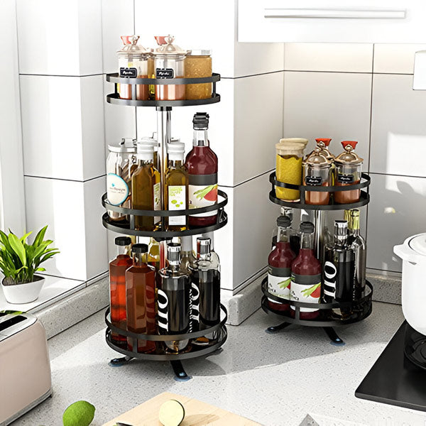 Organiseur pivotant en métal — 3 niveaux | Aguavena