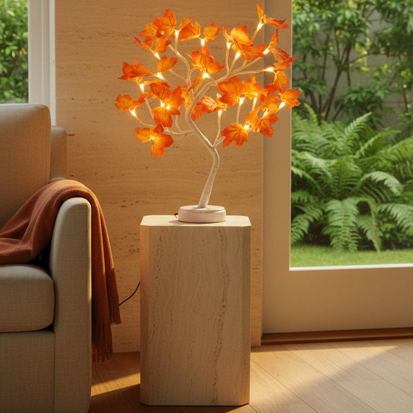 Arbre lumineux à feuilles d’érable | Aguavena