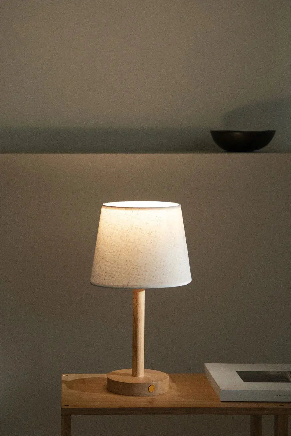 Lampe de nuit LED en bois rechargeable | Aguavena