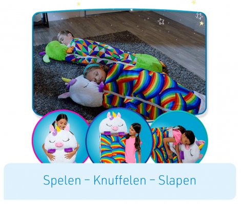 Sac de couchage peluche transformable en coussin | Aguavena