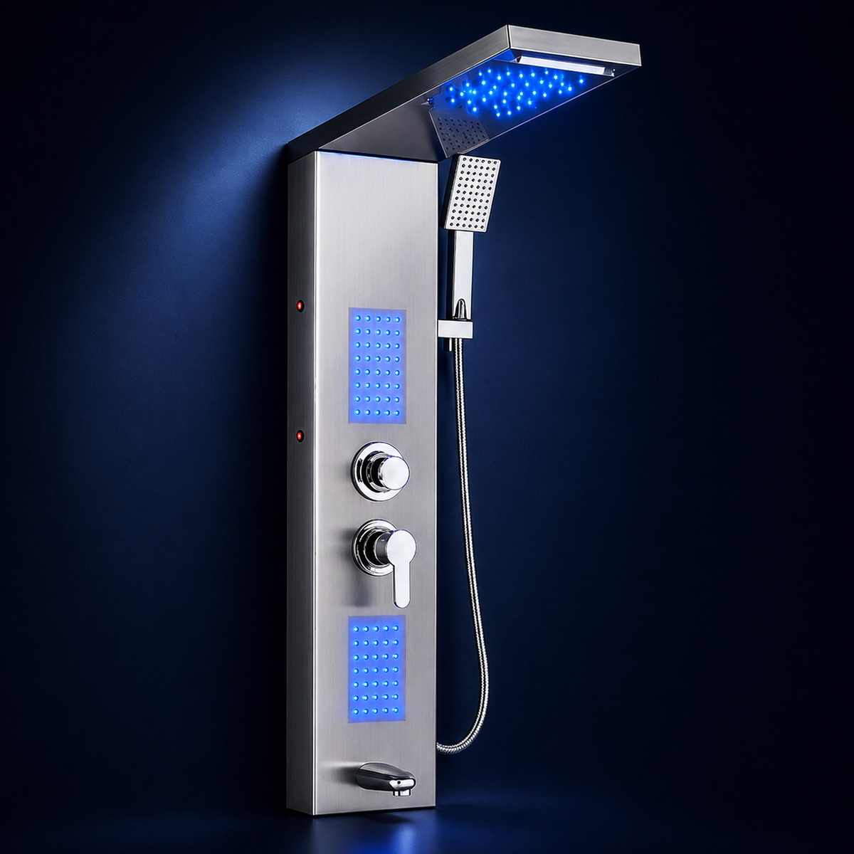 Colonne de douche hydromassante LED