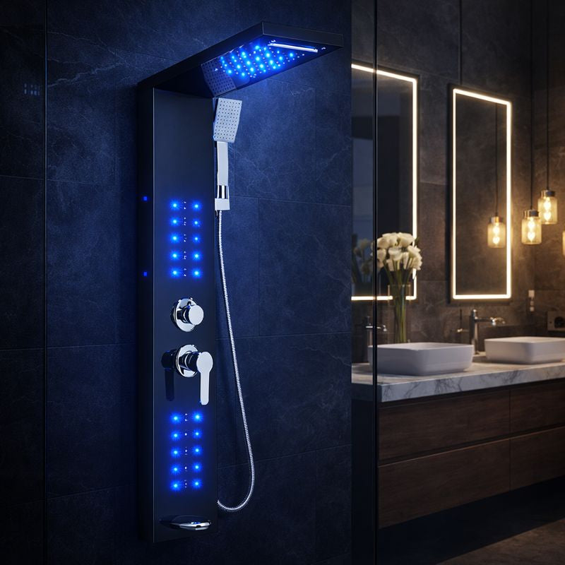 Colonne de douche hydromassante LED