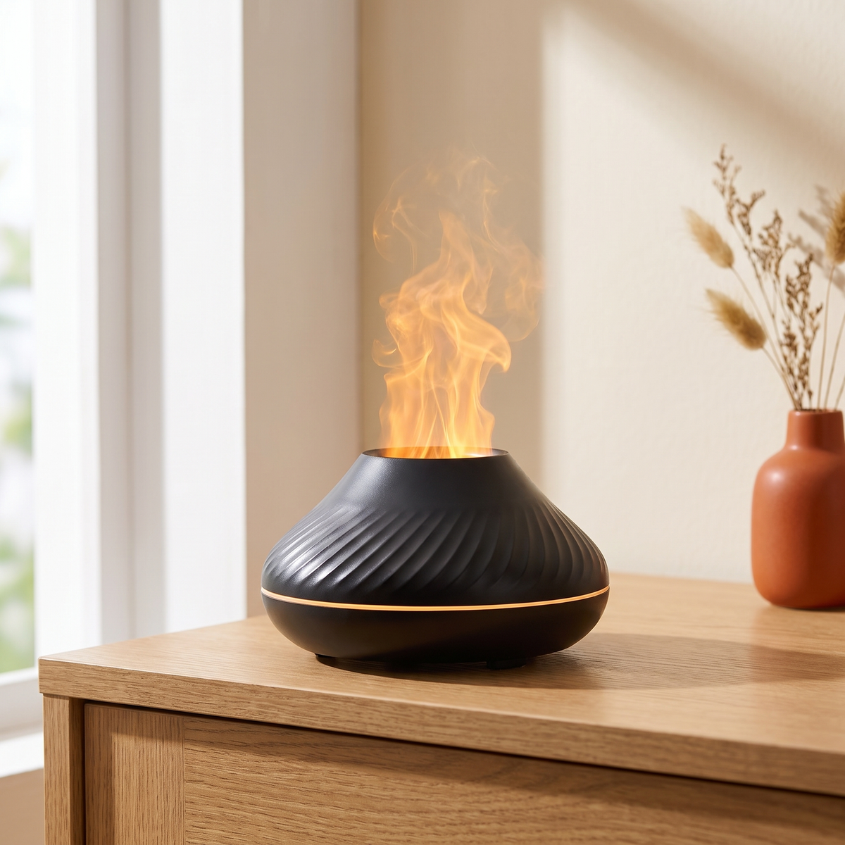 Diffuseur d’arômes effet flamme — 130 ml | Aguavena