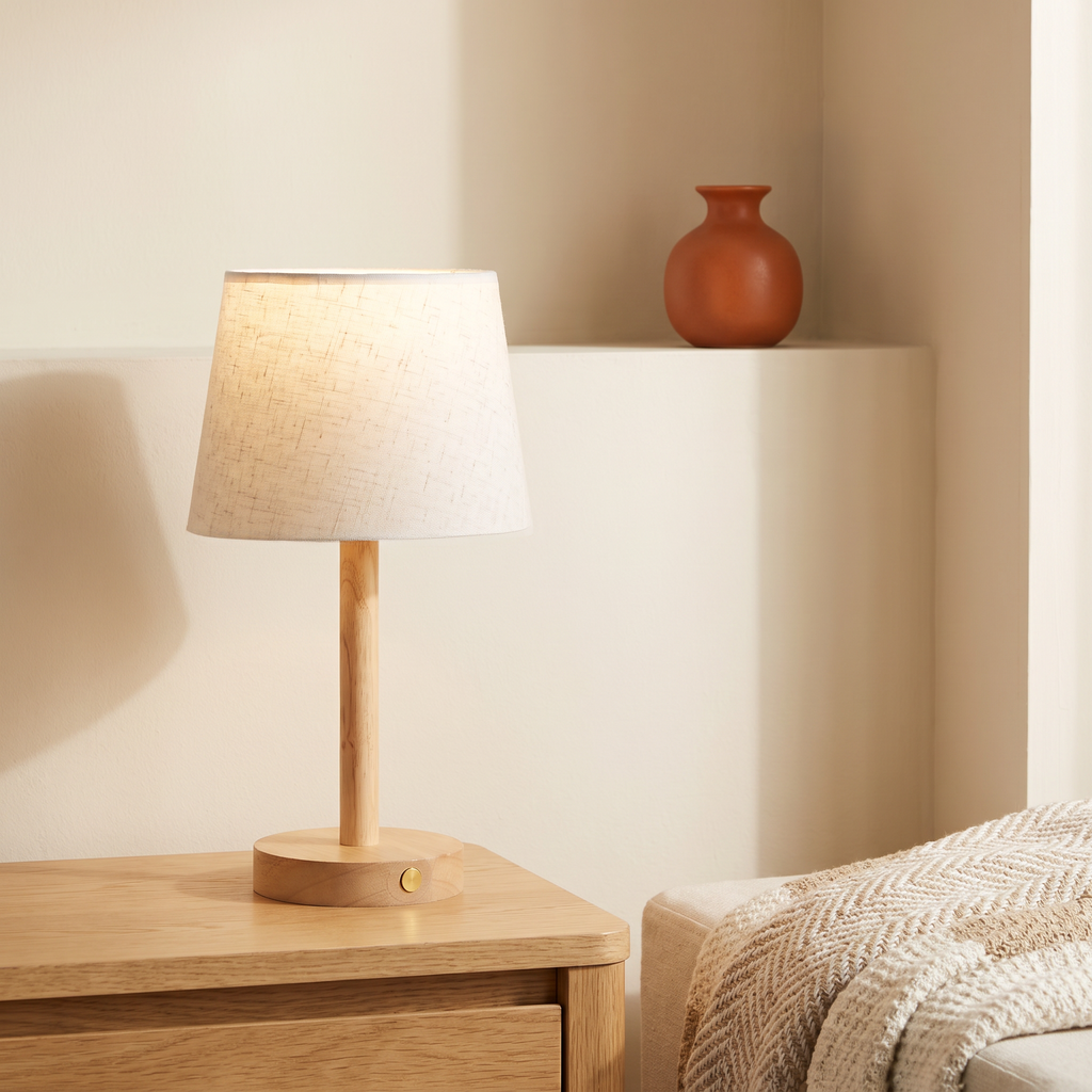 Lampe de nuit LED en bois rechargeable | Aguavena