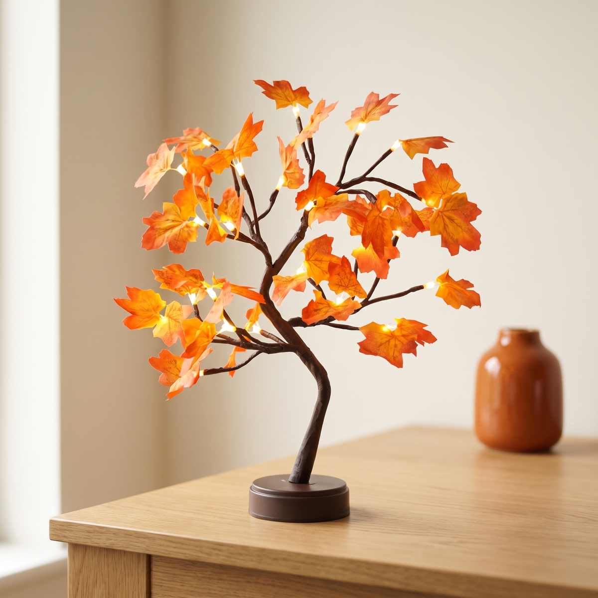 Arbre lumineux à feuilles d’érable | Aguavena