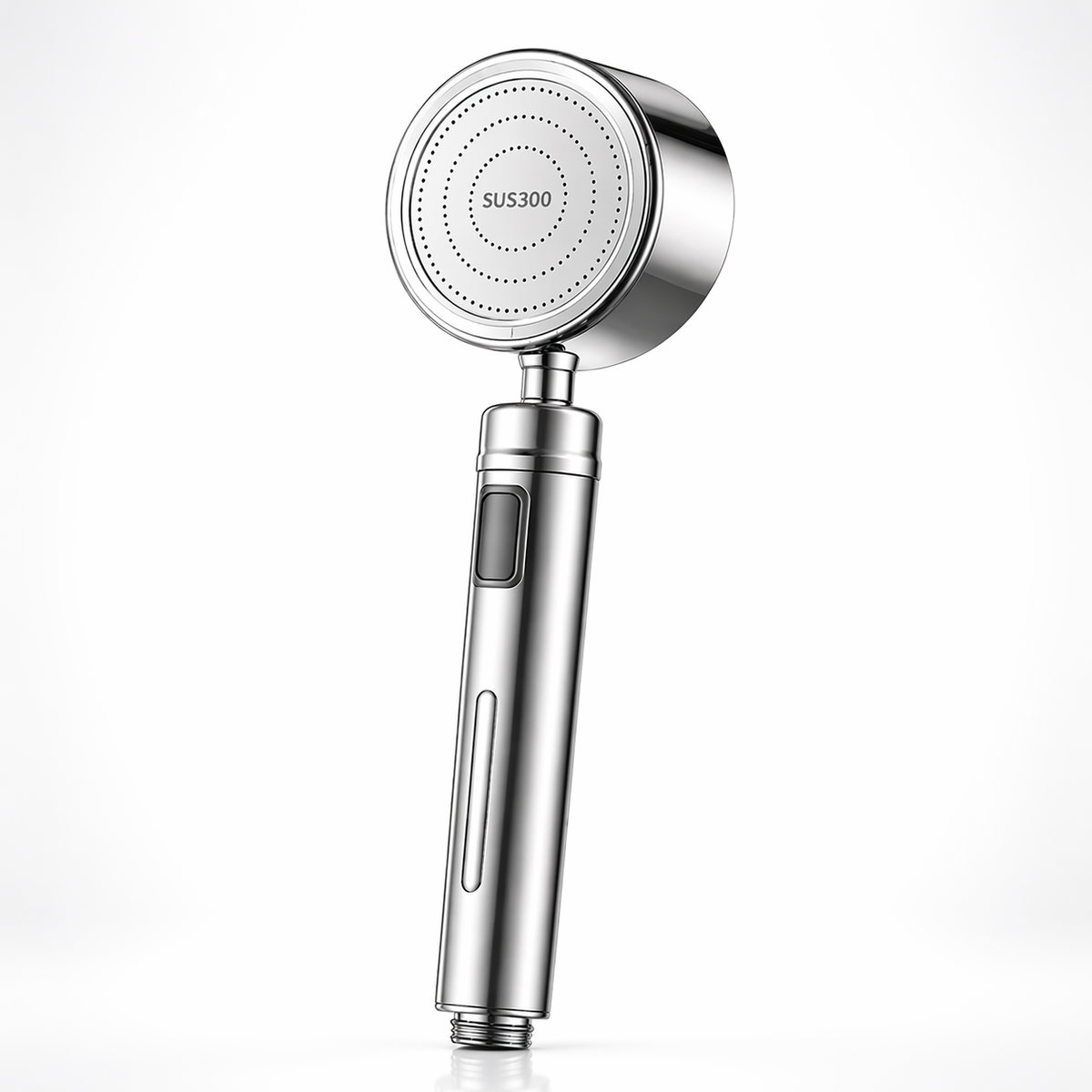 Pommeau de douche inox 304 – Filtre intégré & bouton stop