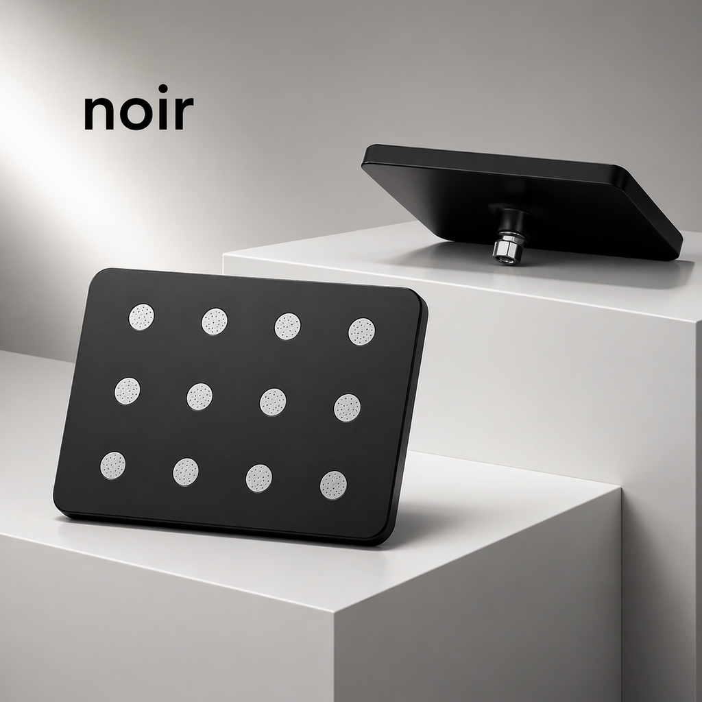 Tête de douche pluie carrée 10 pouces – Réglable 360°